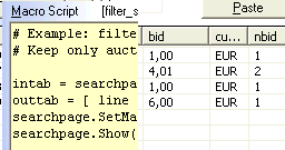 filter search macro